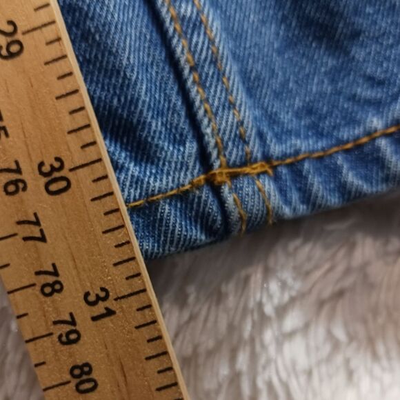 Blue Mountain Relax Fit Mid-Rise Denim Utility/Carpenter Jeans. Blue Men's 30x30 - Picture 10 of 10